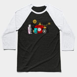 Chibi Phones Baseball T-Shirt